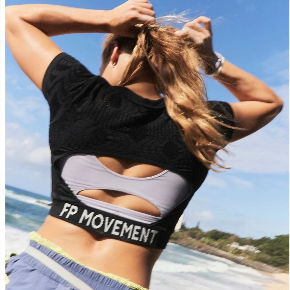 FP Movement by Free People Black Crop Top - Picture 4 of 4
